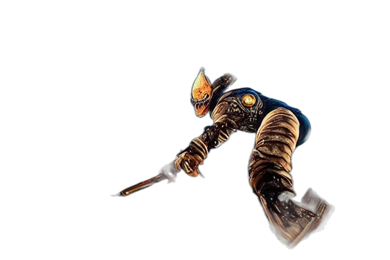 sword, weapon, staff, robot, concept art, 3d render, fantasy art, skeatboard transparent PNG cut-out