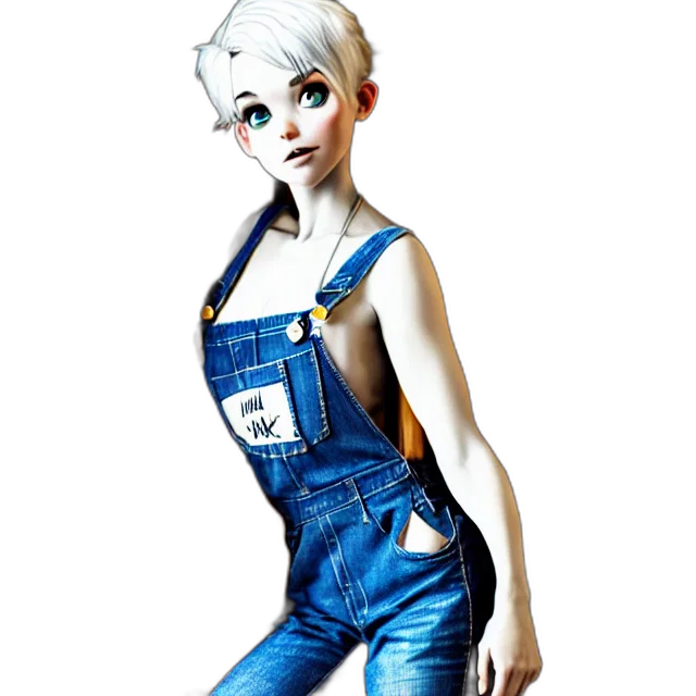 dress, robot, concept art, cartoon, 3d render, photorealistic, blue, monochrome transparent PNG cut-out