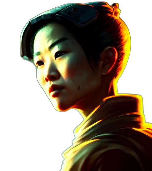 staff, face, concept art, comic book art transparent PNG cut-out
