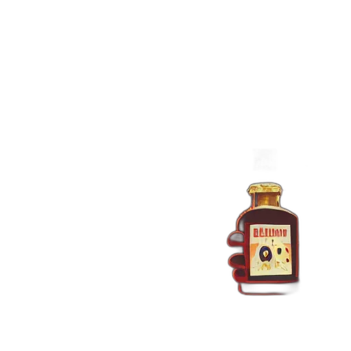 bottle, food, crown, weapon transparent PNG cut-out