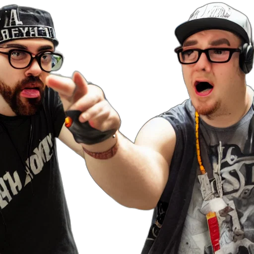 stereotypical, nerd, rap, battles transparent PNG cut-out