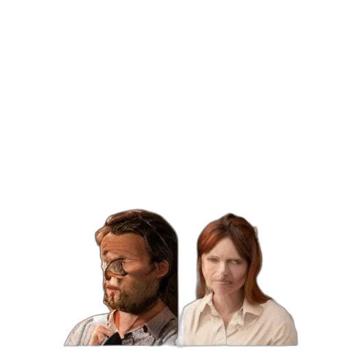 face, hair, mask, robot transparent PNG cut-out
