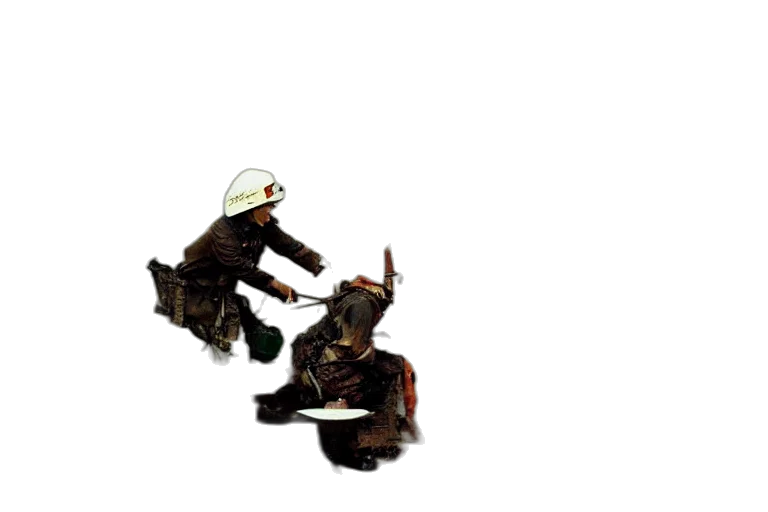 robot, shoes, weapon, mask transparent PNG cut-out