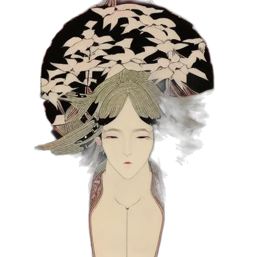 crown, mask, hat, dress, watercolor, fantasy art, pixel art, concept art transparent PNG cut-out