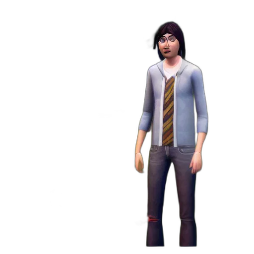 staff, 3d render, concept art, harry transparent PNG cut-out