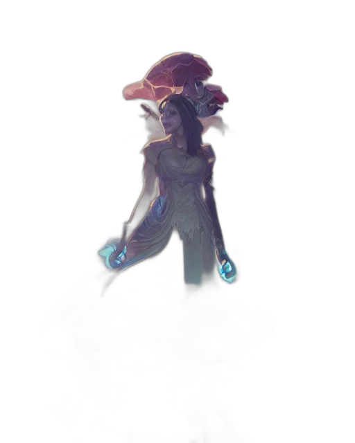 staff, hat, crown, creature, concept art, fantasy art, pixel art, watercolor transparent PNG cut-out