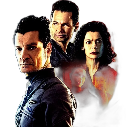comic book art, concept art, photorealistic, fire, outer space, expanse, series transparent PNG cut-out