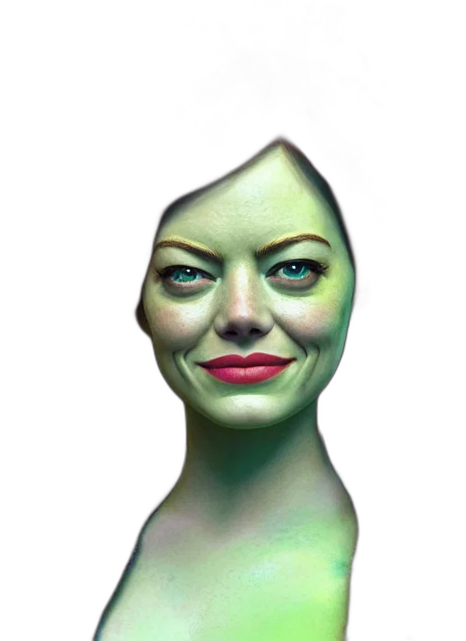 face, mask, robot, creature transparent PNG cut-out