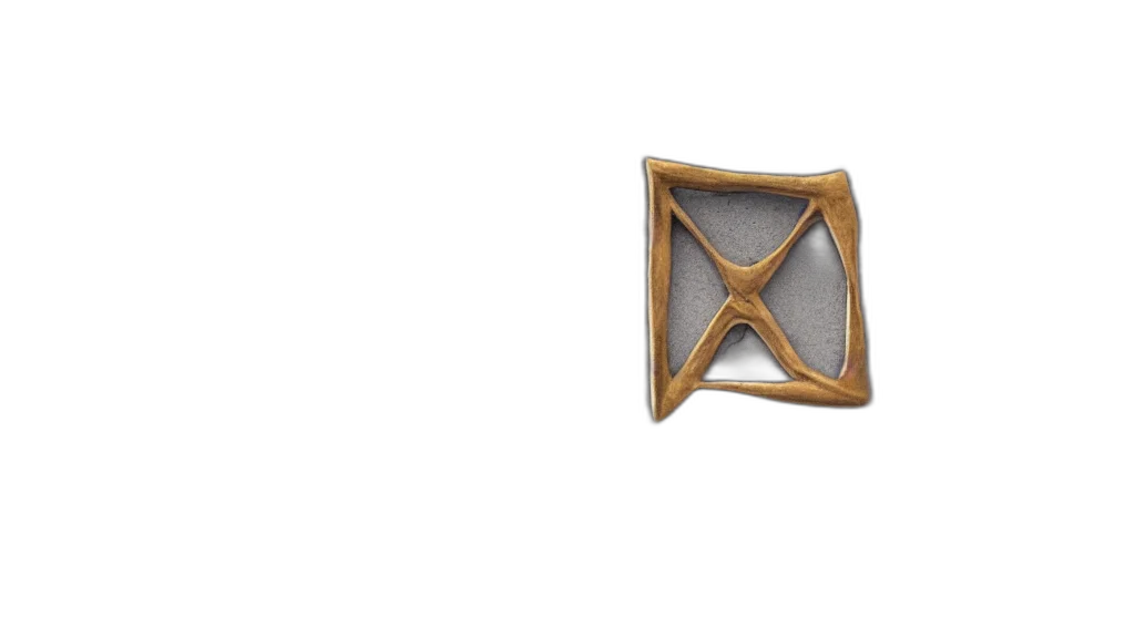 jewelry, crown, staff, furniture, 3d render, earth tones, magic, symbol transparent PNG cut-out