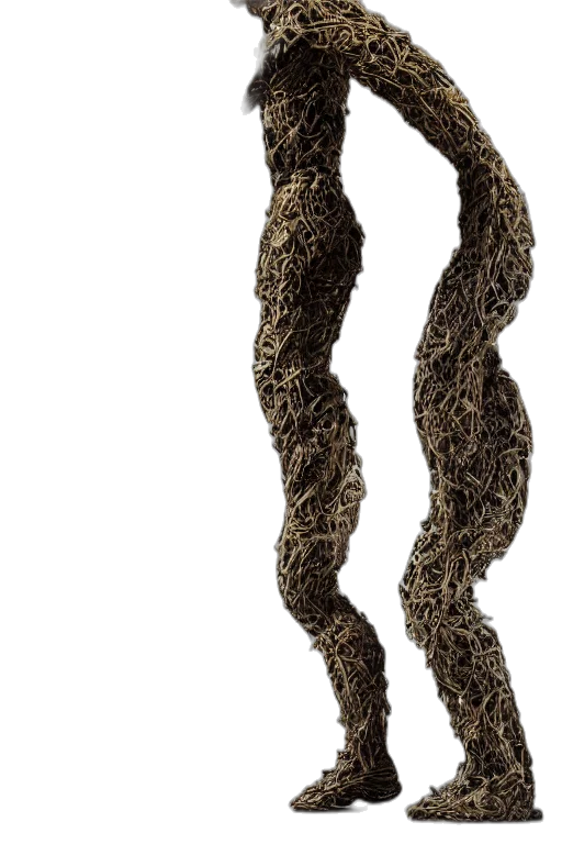 hair, crown, tree, shoes transparent PNG cut-out