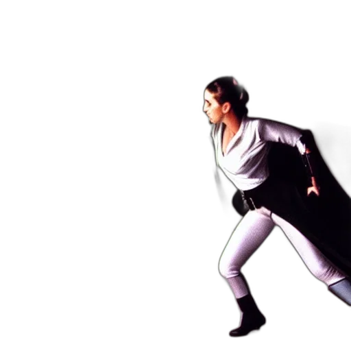 sword, robot, jacket, staff, concept art, outer space, princess, leia transparent PNG cut-out