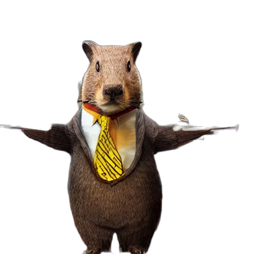 animal, staff, concept art, 3d render transparent PNG cut-out