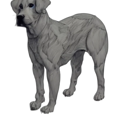 animal, creature, staff, watercolor transparent PNG cut-out