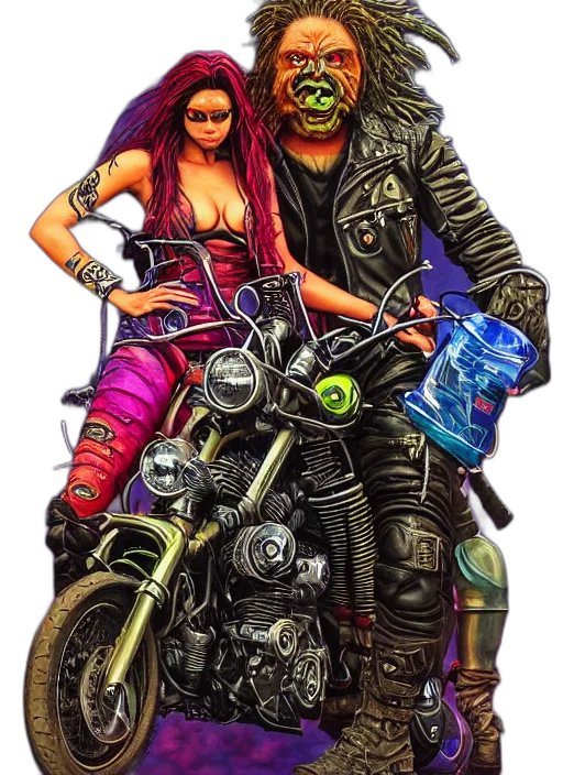 jacket, cyberpunk, comic book art, concept art transparent PNG cut-out