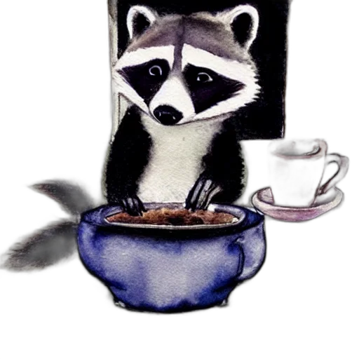 food, animal, staff, watercolor, photorealistic, oil painting, concept art, fog transparent PNG cut-out