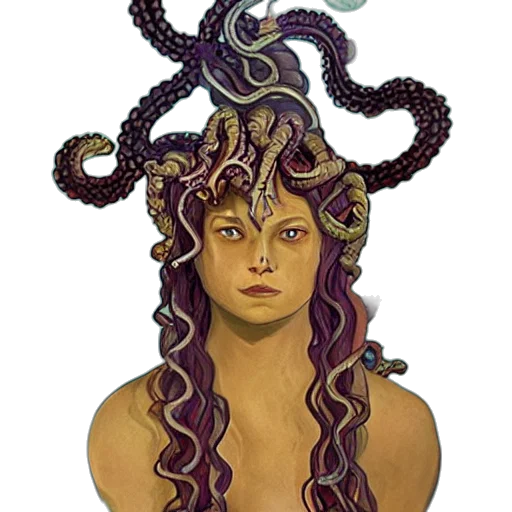 crown, creature, hair, mask transparent PNG cut-out