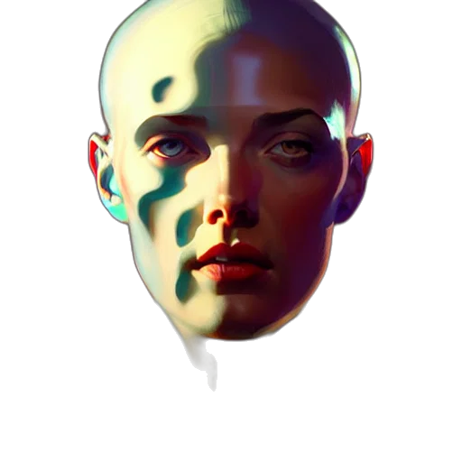 mask, face, robot, jewelry, cyberpunk, 3d render, photorealistic, concept art transparent PNG cut-out