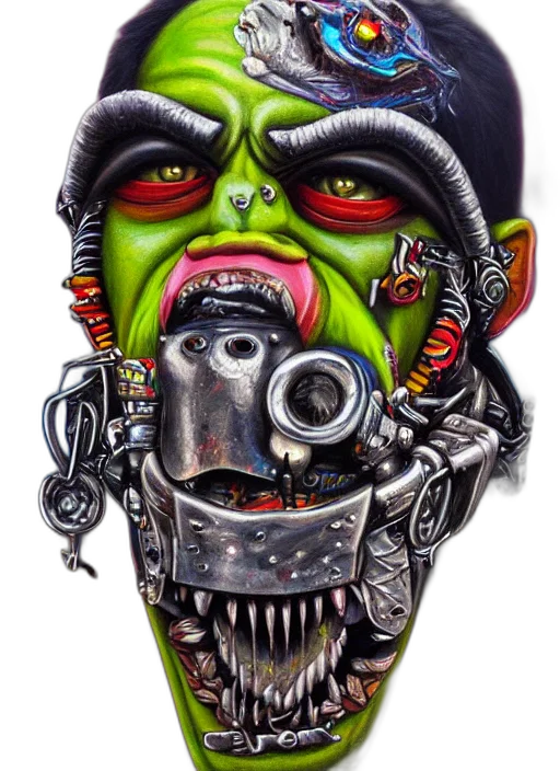 face, mask, robot, creature transparent PNG cut-out