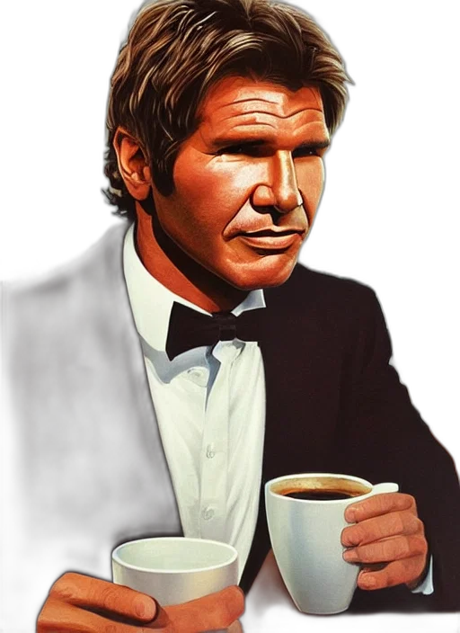 face, food, comic book art, photorealistic transparent PNG cut-out