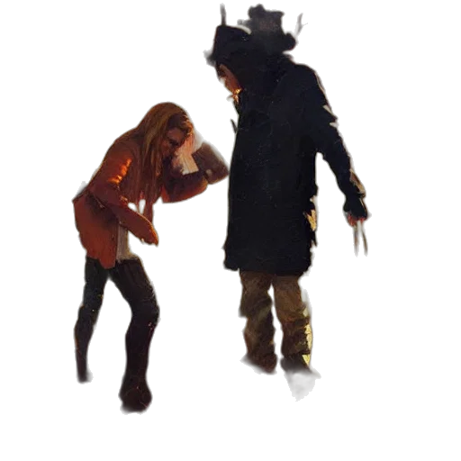 staff, jacket, hat, mask transparent PNG cut-out