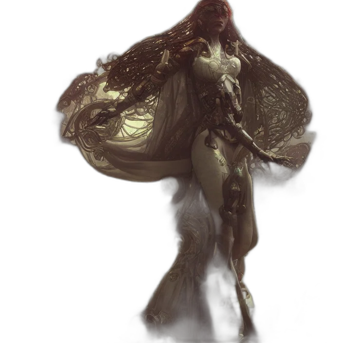 creature, dress, robot, dragon transparent PNG cut-out