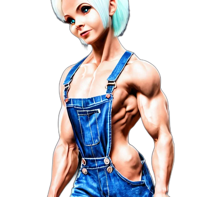 robot, dress, cartoon, concept art, comic book art, anime, full, body transparent PNG cut-out