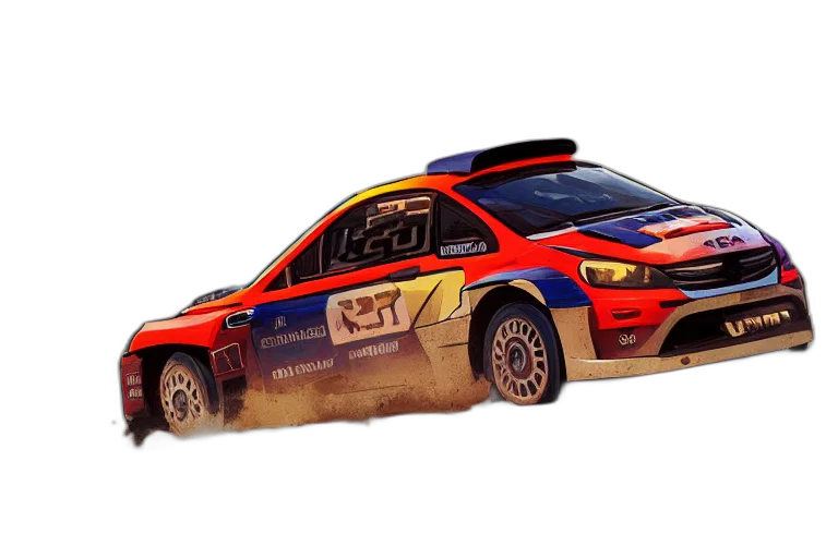 car, concept art, photorealistic, wrc transparent PNG cut-out