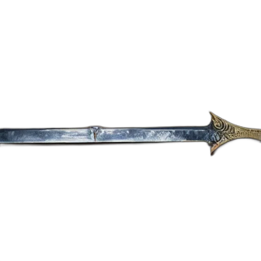 sword, weapon, staff, crown transparent PNG cut-out