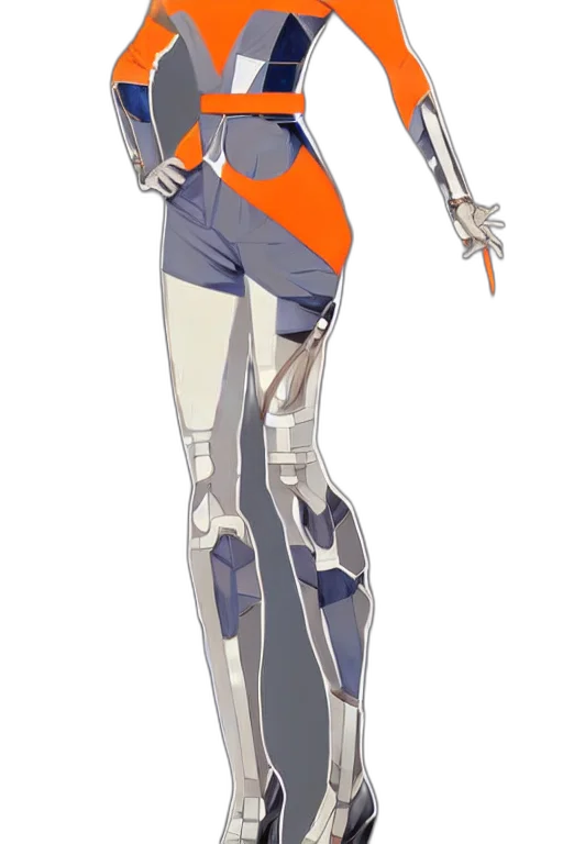 robot, weapon, staff, dress transparent PNG cut-out