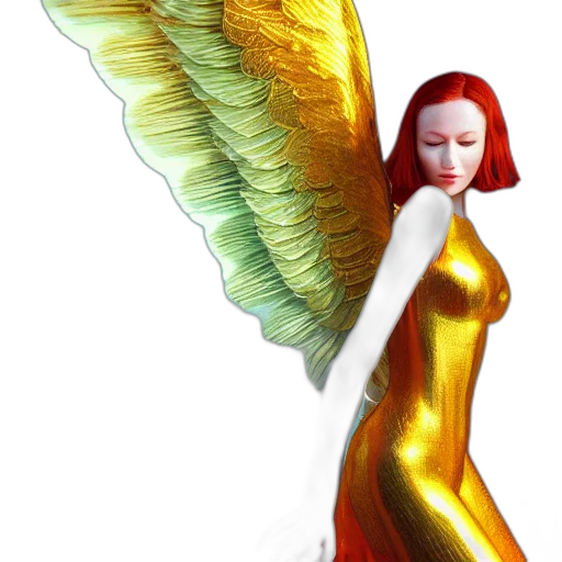 dress, jewelry, robot, fantasy art transparent PNG cut-out