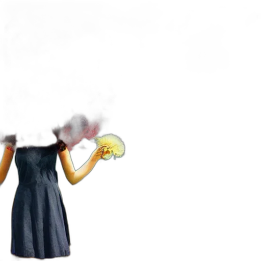 mask, umbrella, dress, hat transparent PNG cut-out