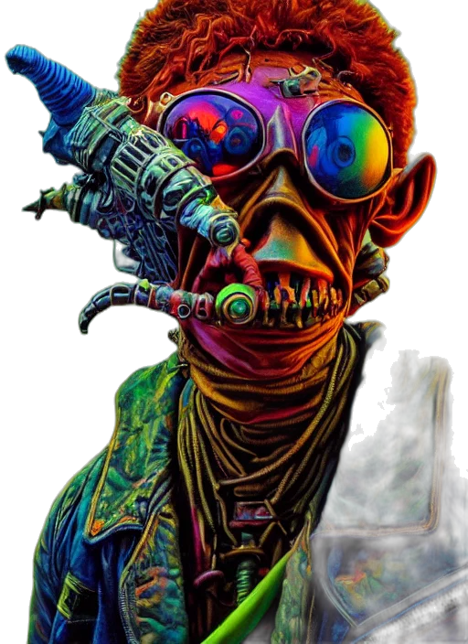 mask, face, robot, creature transparent PNG cut-out