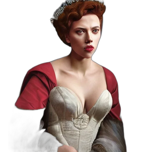 crown, dress, jewelry, face transparent PNG cut-out