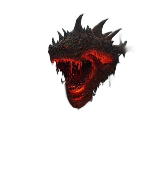 dragon, creature, mask, face transparent PNG cut-out
