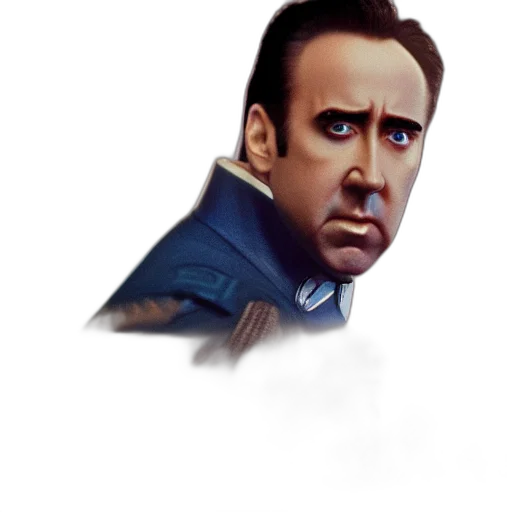 face, robot, jacket, staff transparent PNG cut-out