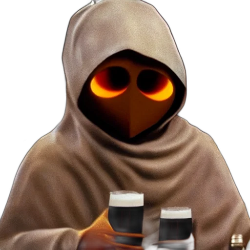 mask, robot, face, staff transparent PNG cut-out