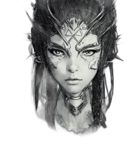 face, dragon, mask, jewelry transparent PNG cut-out