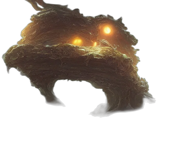 creature, dragon, mask, hair transparent PNG cut-out