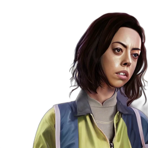 jacket, face, concept art, photorealistic, comic book art, fantasy art, pastel, screenshot transparent PNG cut-out