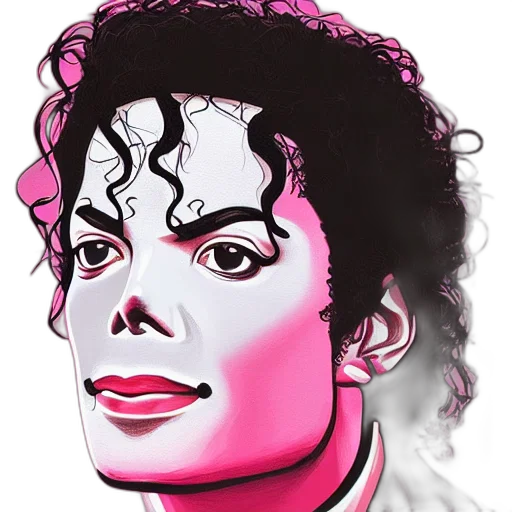 face, photorealistic, cartoon, 3d render, concept art, neon lights, red, portrait transparent PNG cut-out
