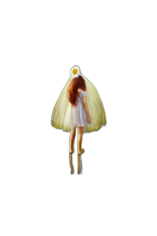 dress, jewelry, umbrella, hair, concept art, 3d render, pixel art, fantasy art transparent PNG cut-out