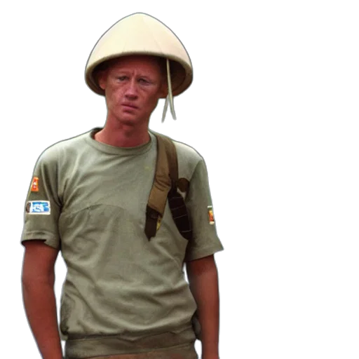 hat, staff, jacket, beavis transparent PNG cut-out