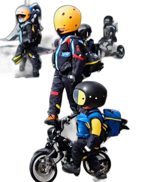 robot, concept art, 3d render, outer space transparent PNG cut-out