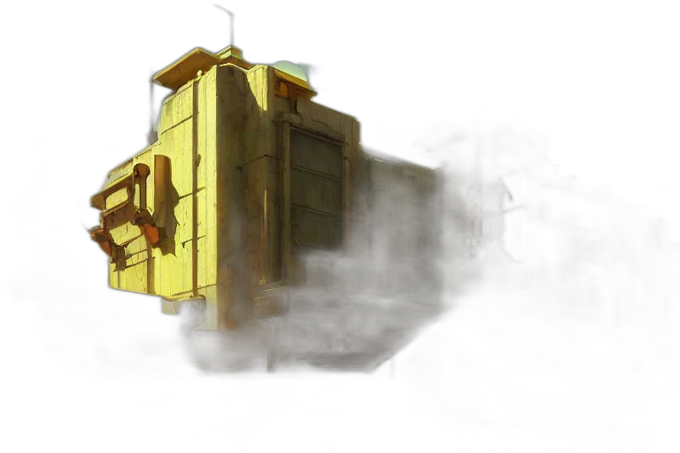 robot, building, weapon, car transparent PNG cut-out