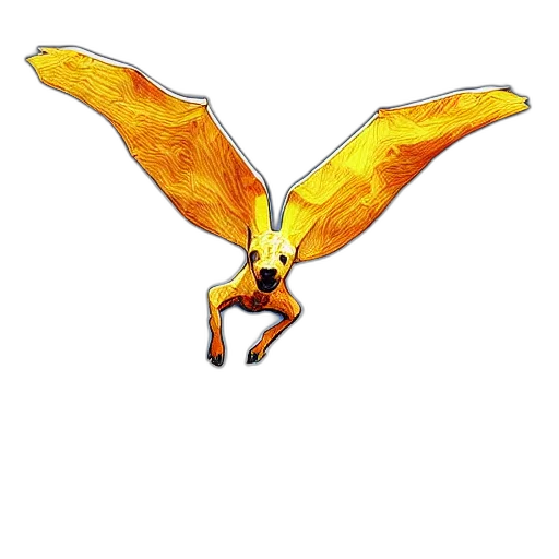 dragon, animal, creature, staff, concept art, 3d render, fantasy art, pixel art transparent PNG cut-out
