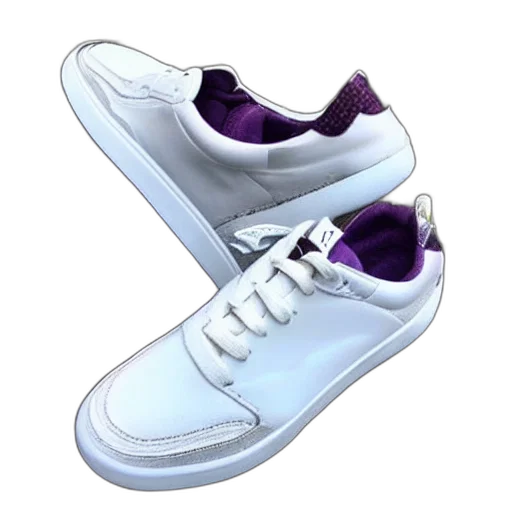 shoes, vaporwave, 3d render, photorealistic transparent PNG cut-out