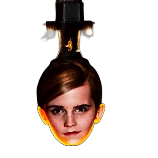 face, mask, crown, hair transparent PNG cut-out