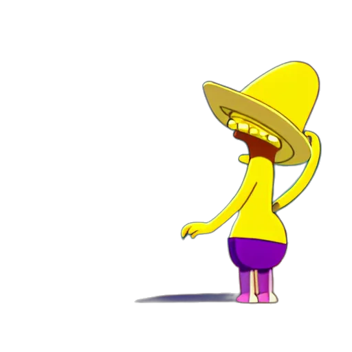 hat, staff, dress, jacket transparent PNG cut-out