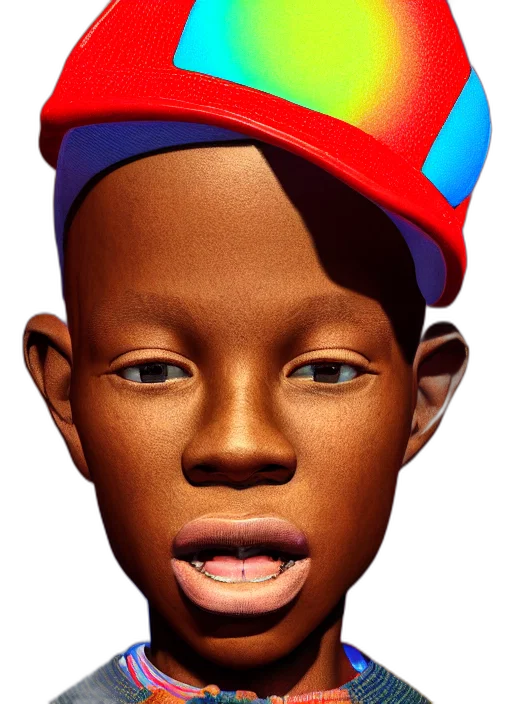 face, hat, mask, robot, 3d render, photorealistic, cartoon, concept art transparent PNG cut-out