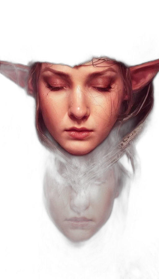 face, mask, dragon, crown transparent PNG cut-out